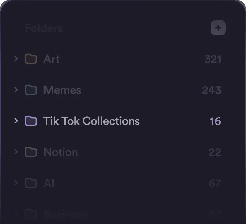 folder list of TikTok